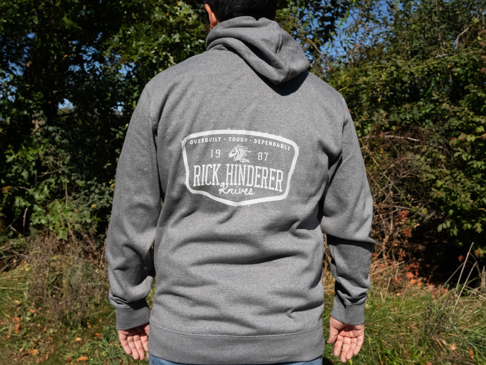 ExpProductCell_Hinderer Hoodie Grey with White Text ExpProductCell_Hinderer Hoodie Grey with White Text
