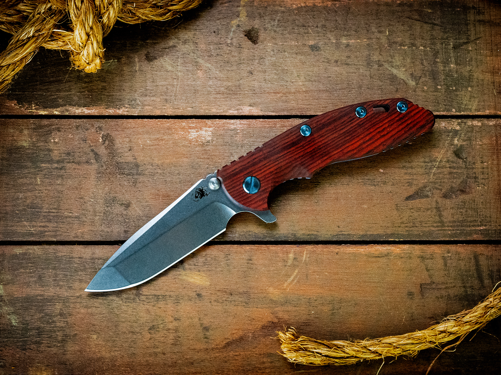 ExpProductCell_XM-18 3.5" Spanto-S45VN-Stonewash Purple-Cocobolo-Blue Ti/Purple Alum Hardware