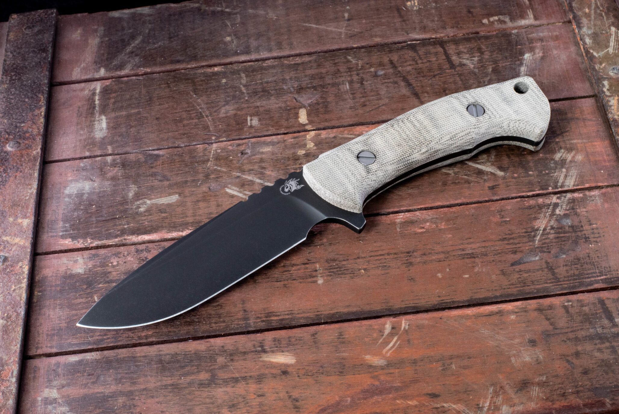 The Ranch Drop Point -DLC Battle Black- Green Micarta The Ranch Drop Point -DLC Battle Black- Green Micarta