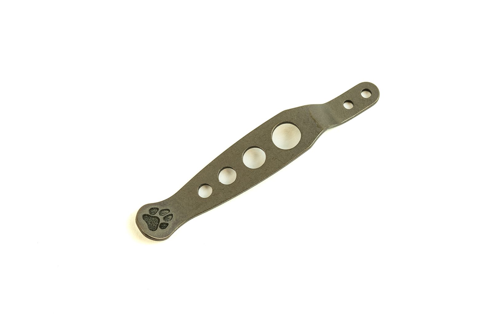 Holey Clip-Battle Bronze-Deep Laser Dog Paw Holey Clip-Battle Bronze-Deep Laser Dog Paw