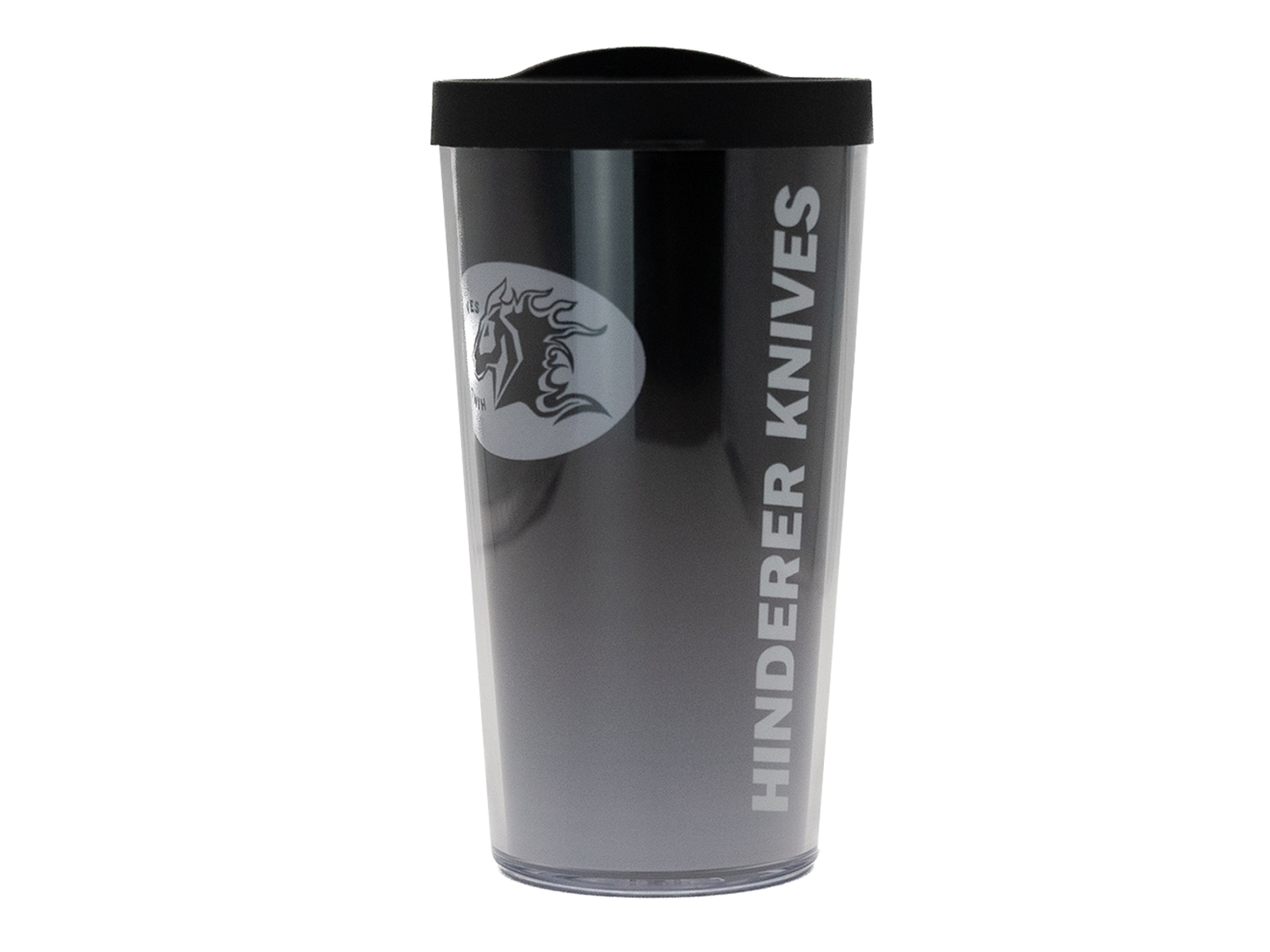 ExpProductCell_Hinderer Knives Grey/Black 16oz Tervis Tumbler