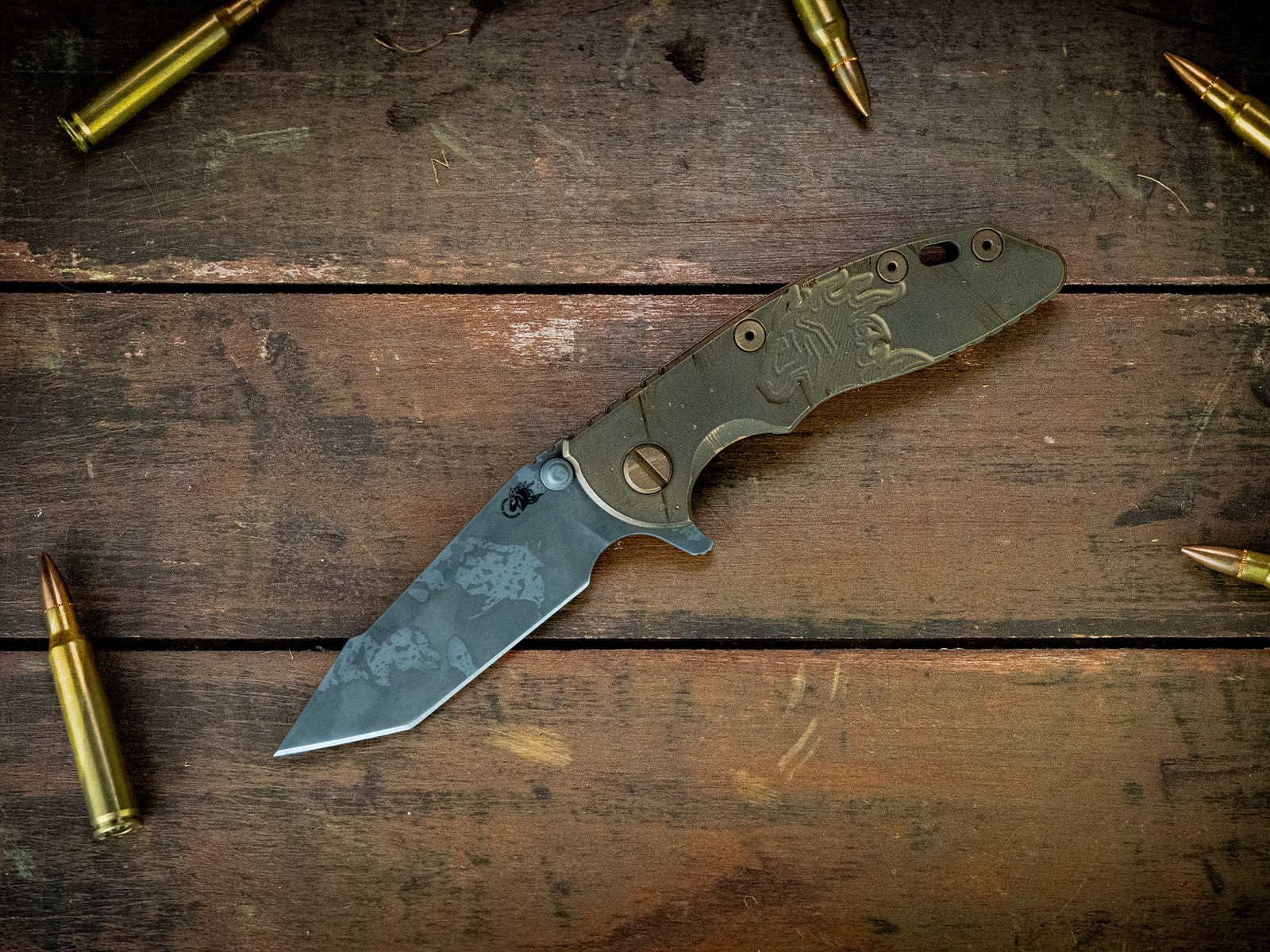 XM-18 3" Harpoon Tanto-S45VN-BPU959-Smooth Horshead XM-18 3" Harpoon Tanto-S45VN-BPU959-Smooth Horshead