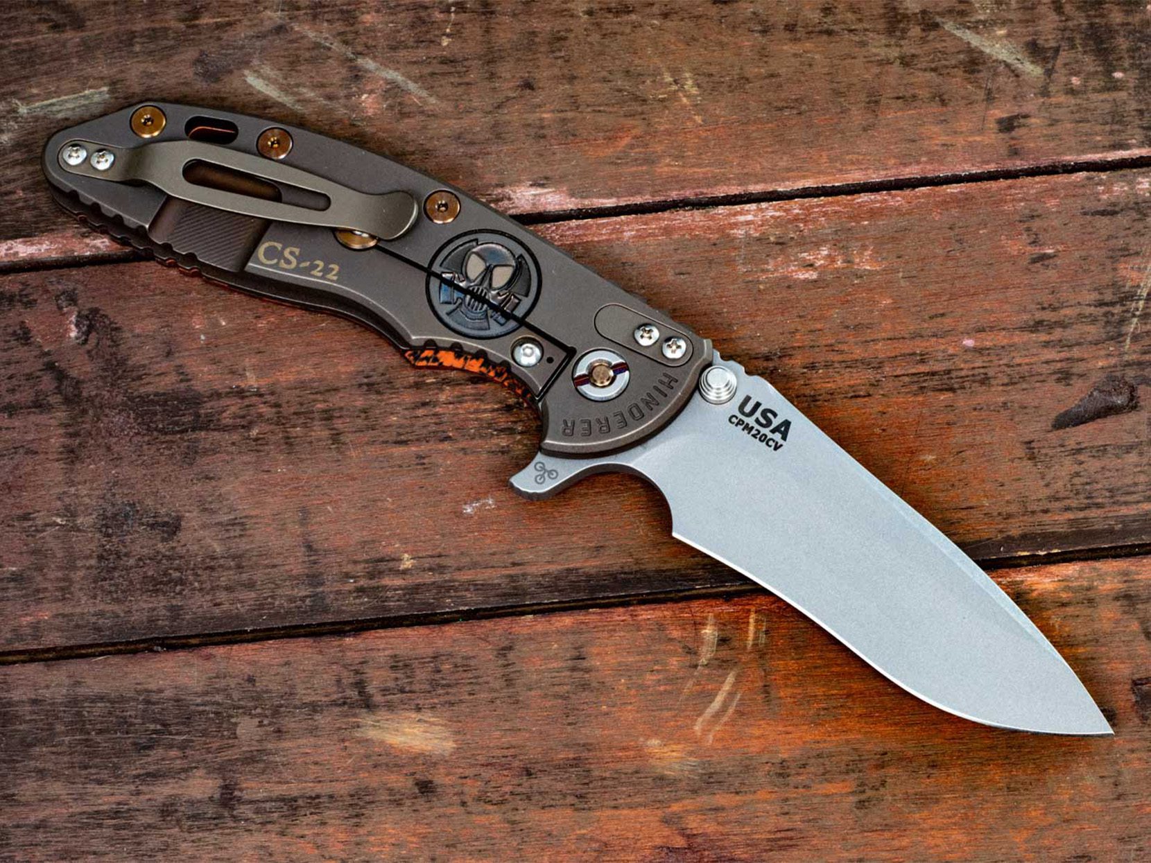XM-18 3.5" Recurve-Containment Series-Working Finish/Battle Bronze-Red/Black Marble Carbon Fiber XM-18 3.5" Recurve-Containment Series-Working Finish/Battle Bronze-Red/Black Marble Carbon Fiber