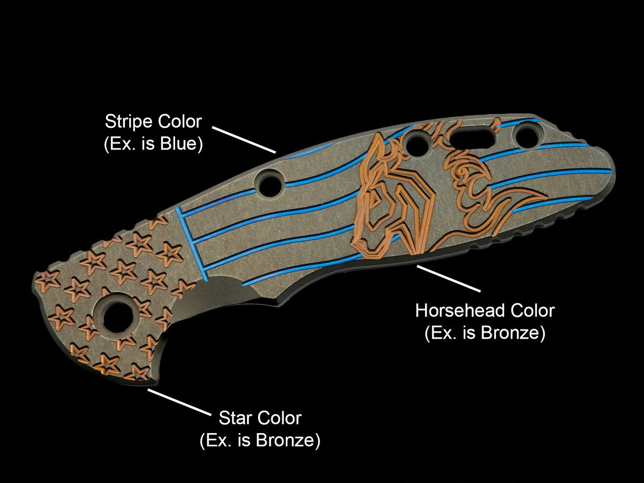 XM-24 Titanium Scale-Stars and Stripes