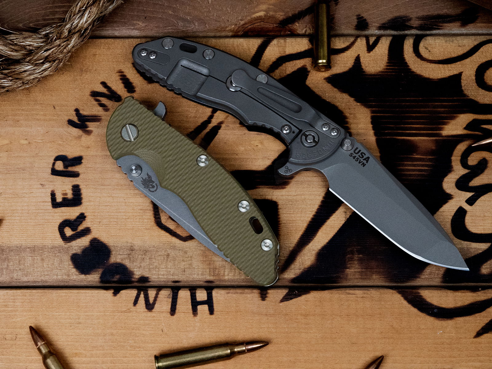 Shop for Folding Knives, Fixed Blade & Lottery Knives | Rick Hinderer