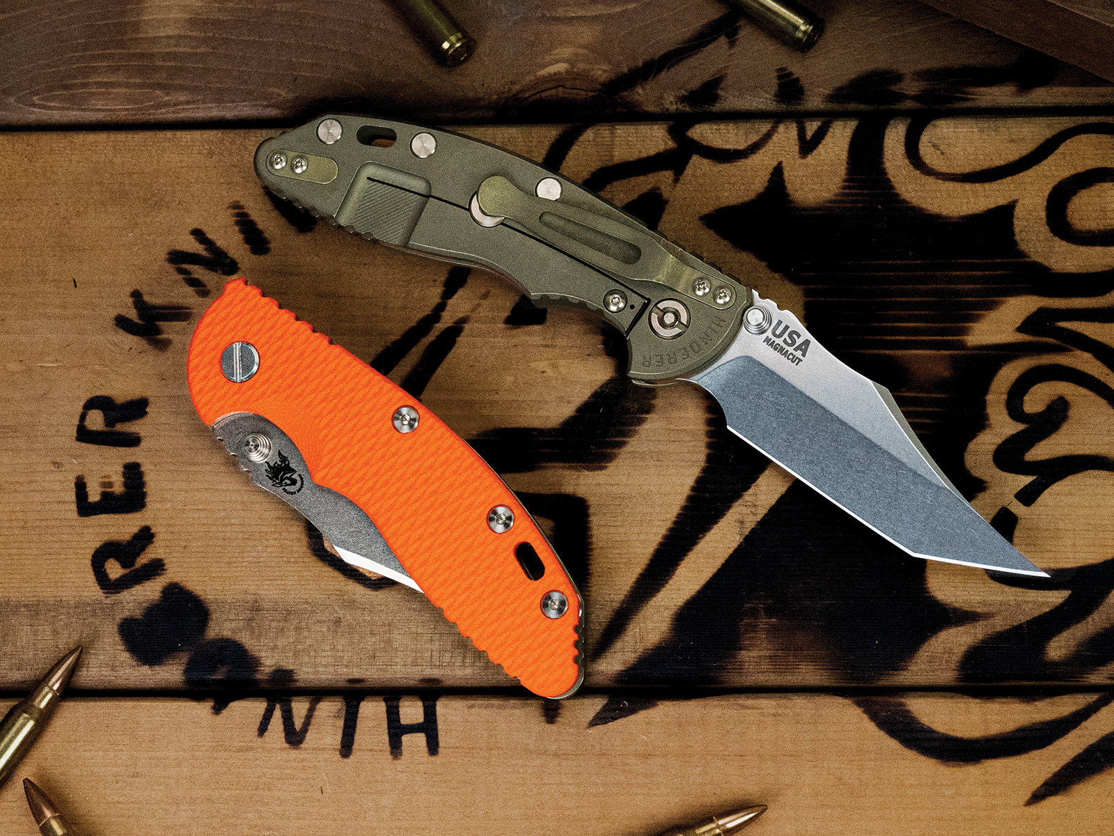 ヘムロックhemlock・Thunder l [ K18 point ] Rick Hinderer Knives XM-18 3.5