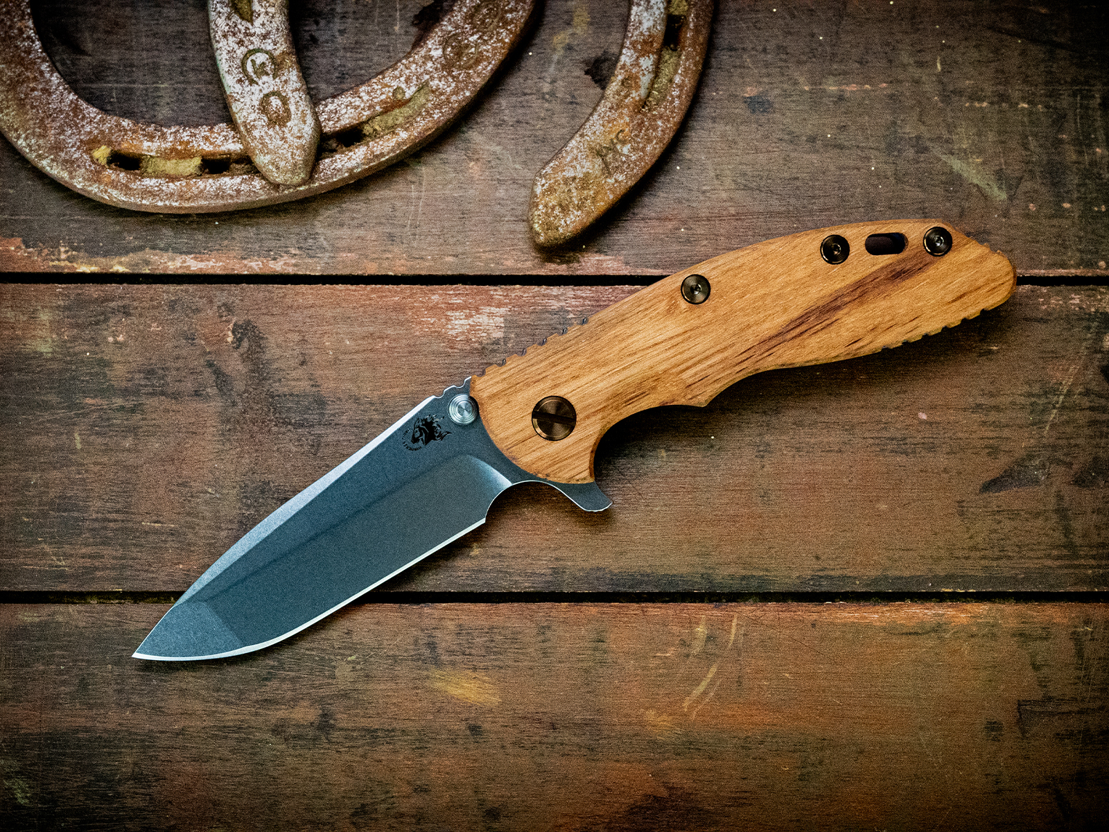 ExpProductCell_XM-18 3.5" Spanto-S45VN-Stonewash Blade-Battle Blue-Hickory-Bronze Ti Hardware