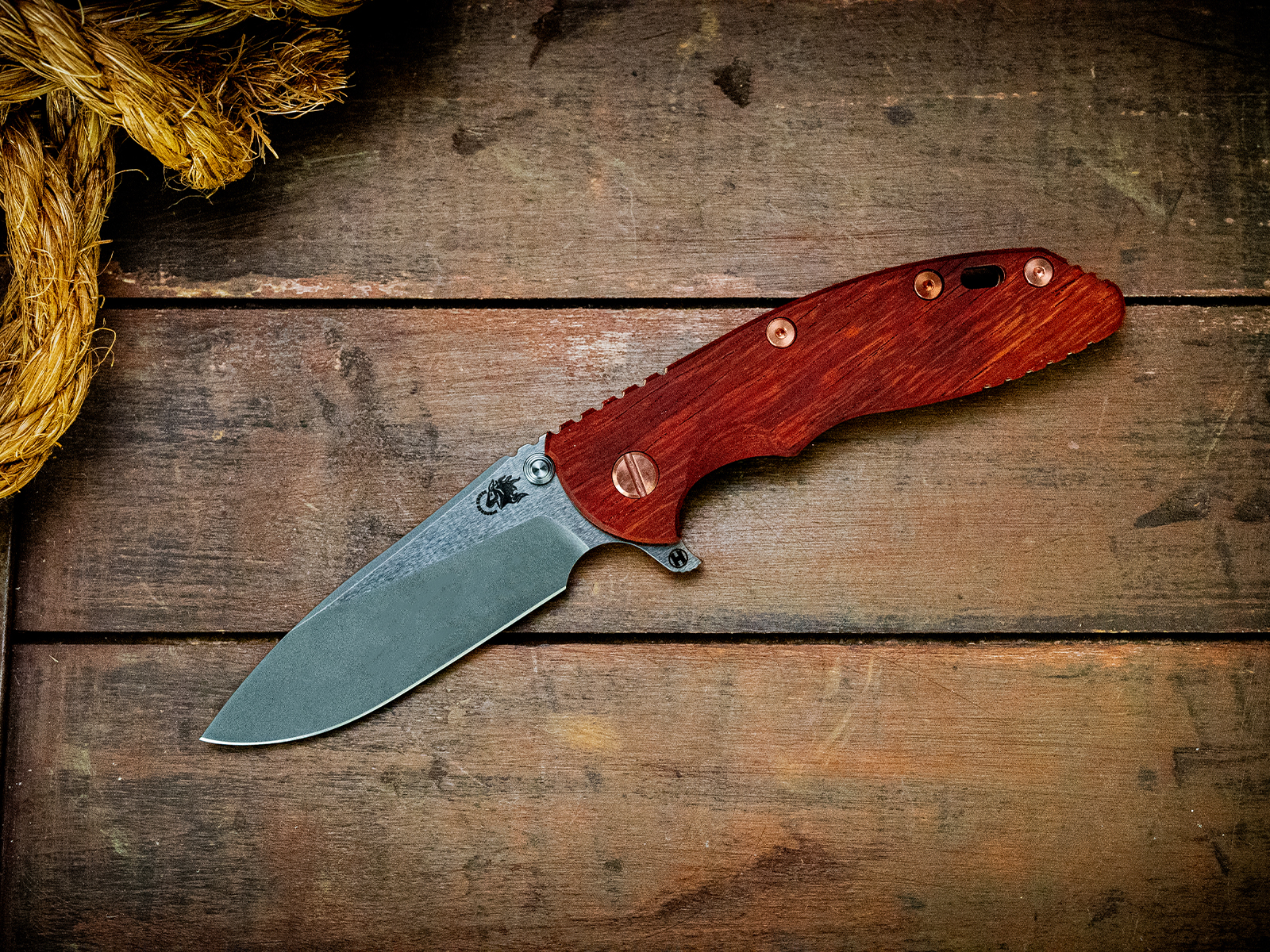 ExpProductCell_XM-18 3.5"-20CV-Slicer-Hollow Ground-Working Finish Two Tone-Stonewash Rose Gold-Padauk-Copper Hardware