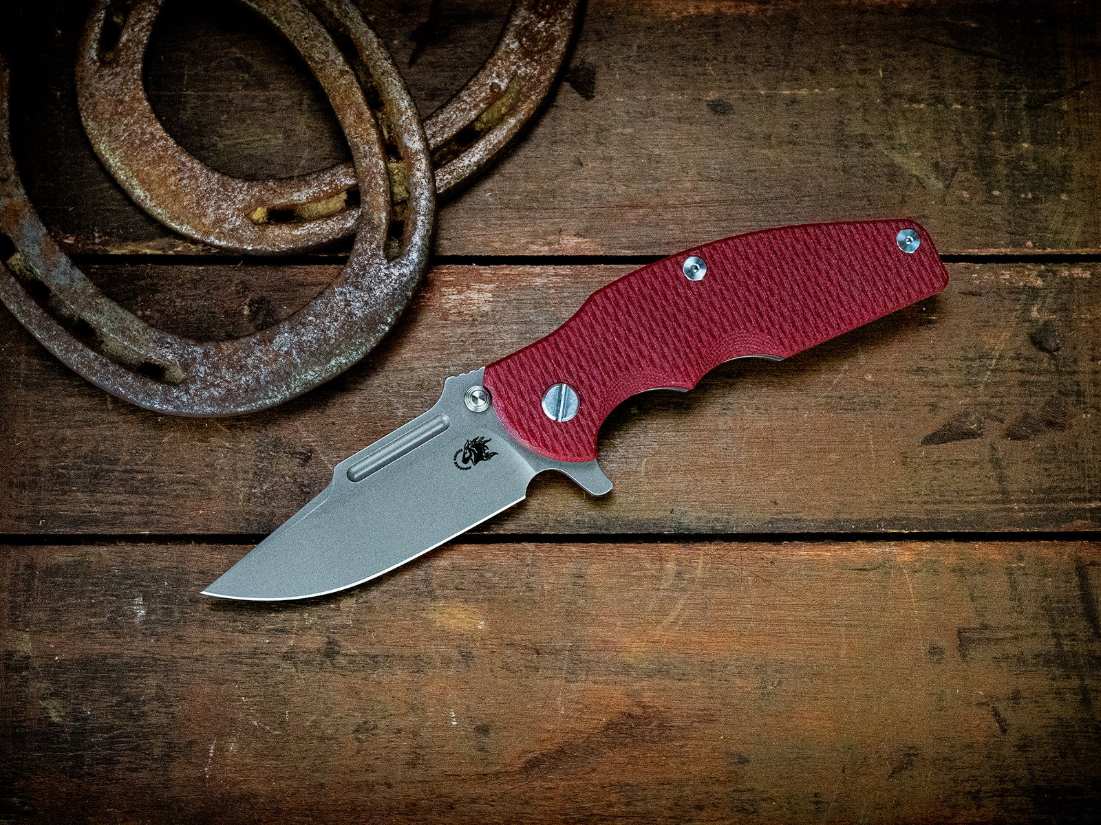 Jurassic-Frontier Clip Point-Magnacut-Battle Bronze-G10
