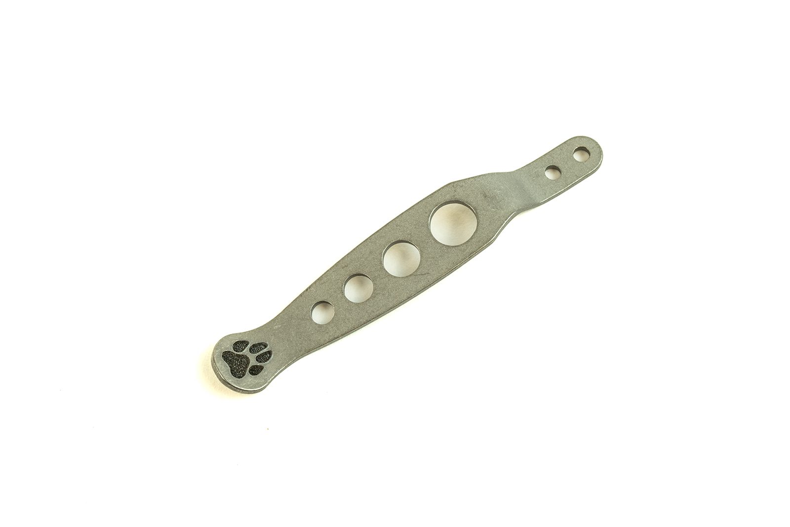Holey Clip-Working Finish-Deep Laser Dog Paw Holey Clip-Working Finish-Deep Laser Dog Paw