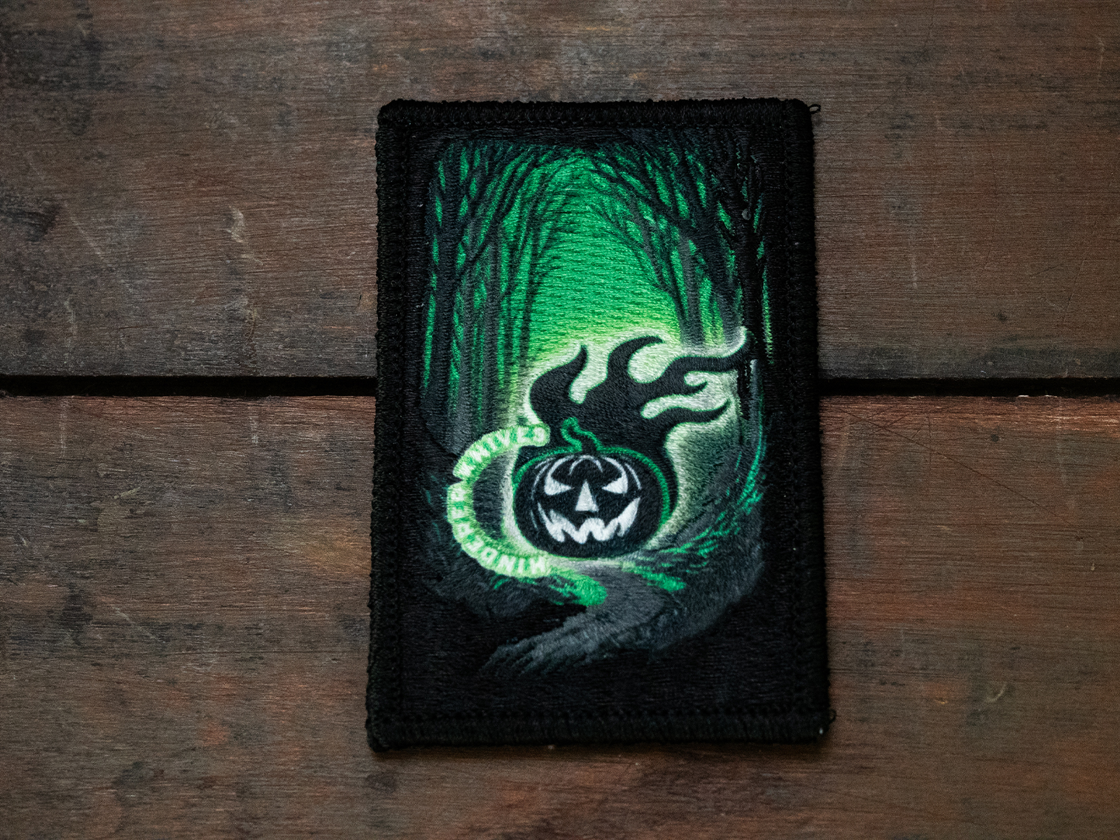 ExpProductCell_Hinderer Knives - HALLOWEEN25 - Velcro Patch