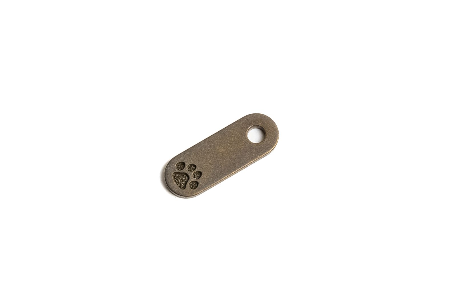Dog Paw-Titanium-Battle Bronze-Single Hole Dog Paw-Titanium-Battle Bronze-Single Hole