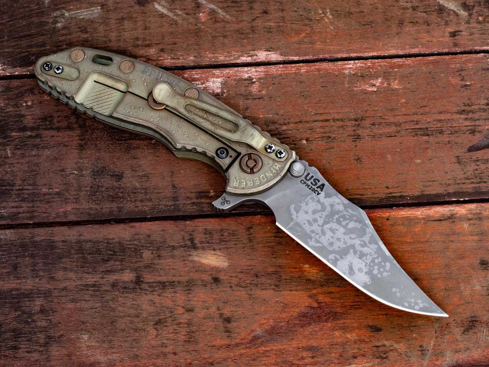 XM-18 3.5" Bowie-Battle Field Pickup-BPU286-OD Green G10 XM-18 3.5" Bowie-Battle Field Pickup-BPU286-OD Green G10