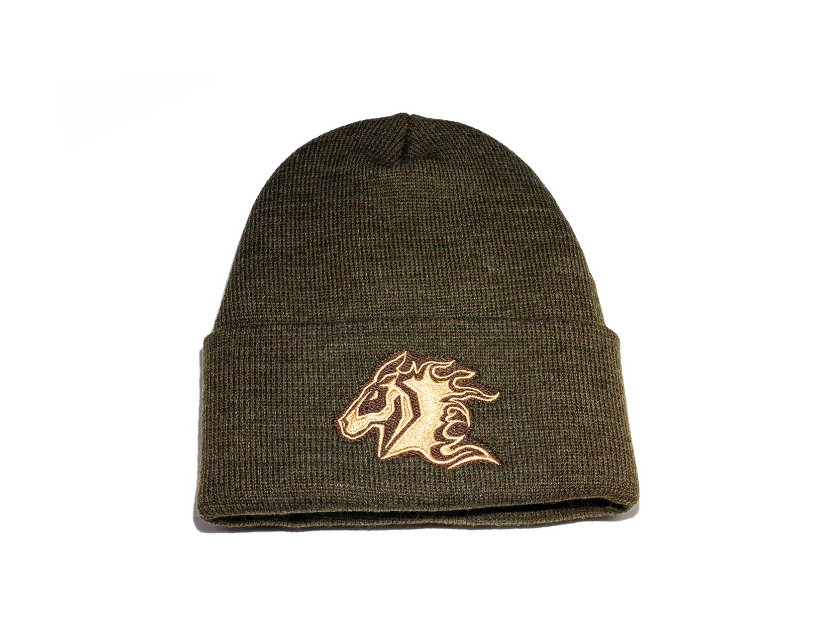 Hinderer Knives Logo Stocking Hat-Brown Hinderer Knives Logo Stocking Hat-Brown