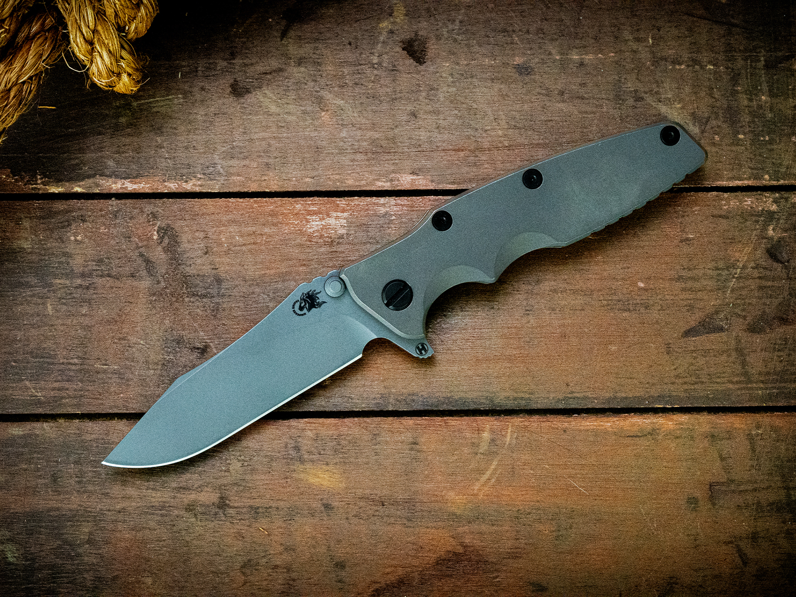 Eklipse-S45VN-Slicer Hollow Ground-Full Working Finish Ti-Black Nitride Hardware Eklipse-S45VN-Slicer Hollow Ground-Full Working Finish Ti-Black Nitride Hardware