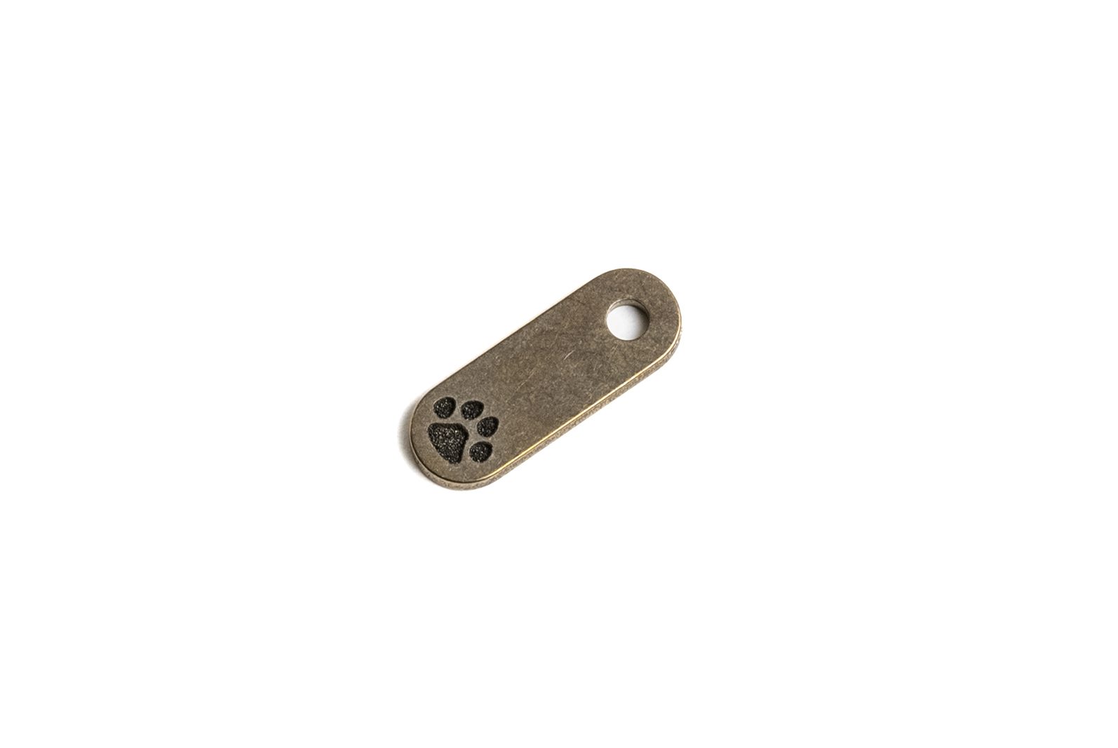 Dog Paw-Titanium-Stonewash Bronze-Single Hole Dog Paw-Titanium-Stonewash Bronze-Single Hole