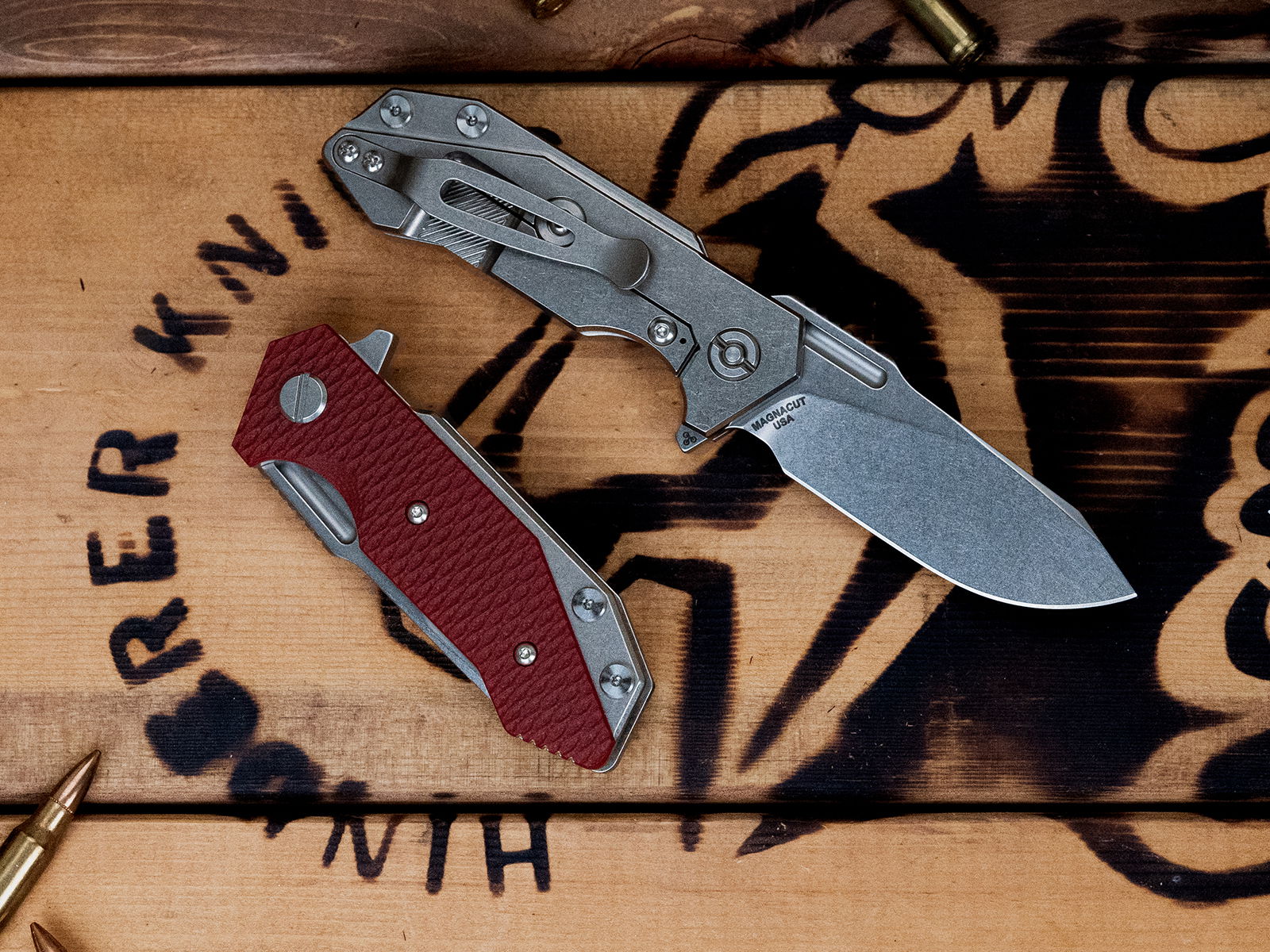 Half Track Folding Knives | Folding Pocket Knives | Rick Hinderer