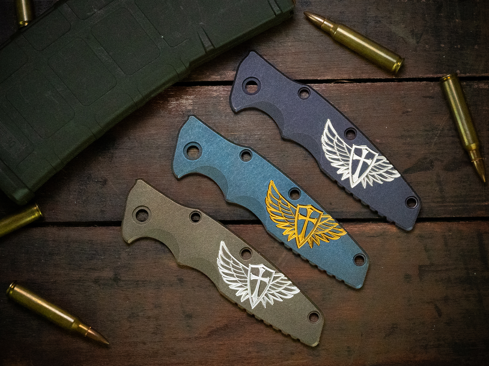 3.5" Eklipse Titanium Scale-Milled Winged Crusader-Smooth-Working/Battle Finish 3.5" Eklipse Titanium Scale-Milled Winged Crusader-Smooth-Working/Battle Finish