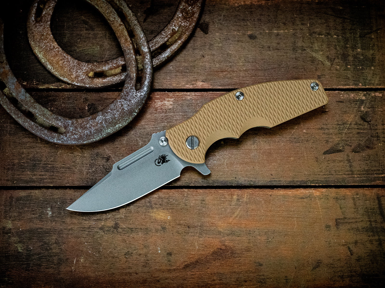 konect fang×グラキリス Microtech Cypher II S/E Black Apocalyptic Standard 1241-10AP