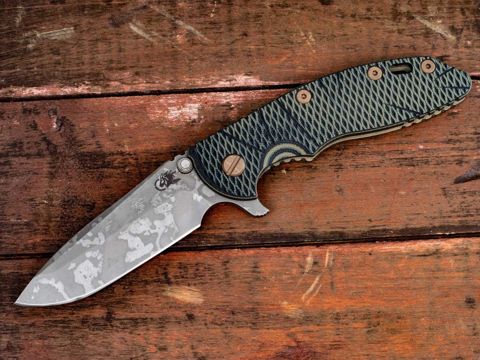 XM-18 3.5" Spanto-Battle Field Pickup-BPU451-OD Green/Black G10 XM-18 3.5" Spanto-Battle Field Pickup-BPU451-OD Green/Black G10