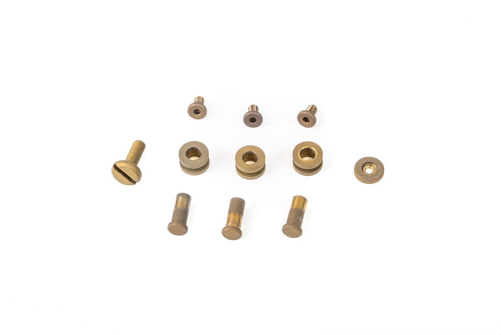 XM-24 4.0" Complete Hardware Kit-Titanium-Battle Bronze XM-24 4.0" Complete Hardware Kit-Titanium-Battle Bronze