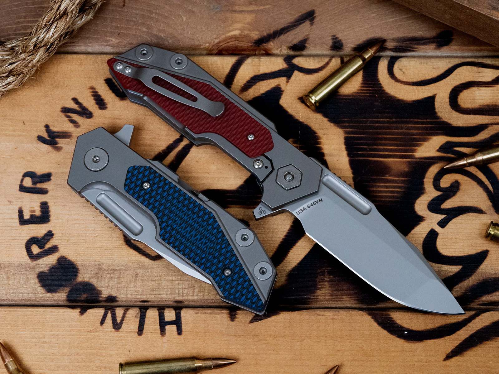 Full Track-Spanto-S45VN-Bead Blast-G10 Full Track-Spanto-S45VN-Bead Blast-G10