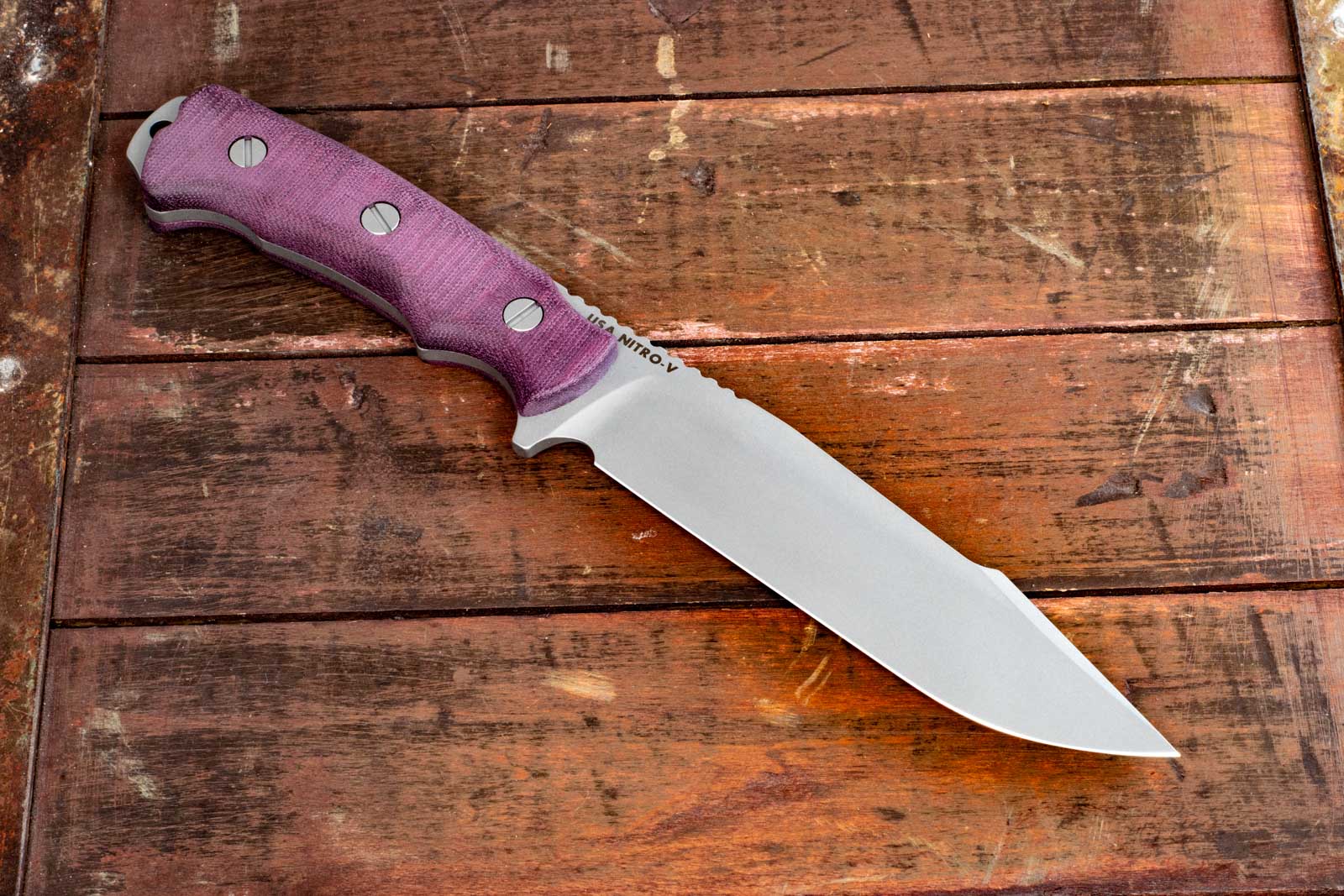 ExpProductCell_FieldTac-Harpoon Spearpoint-Working Finish-Burgundy Micarta