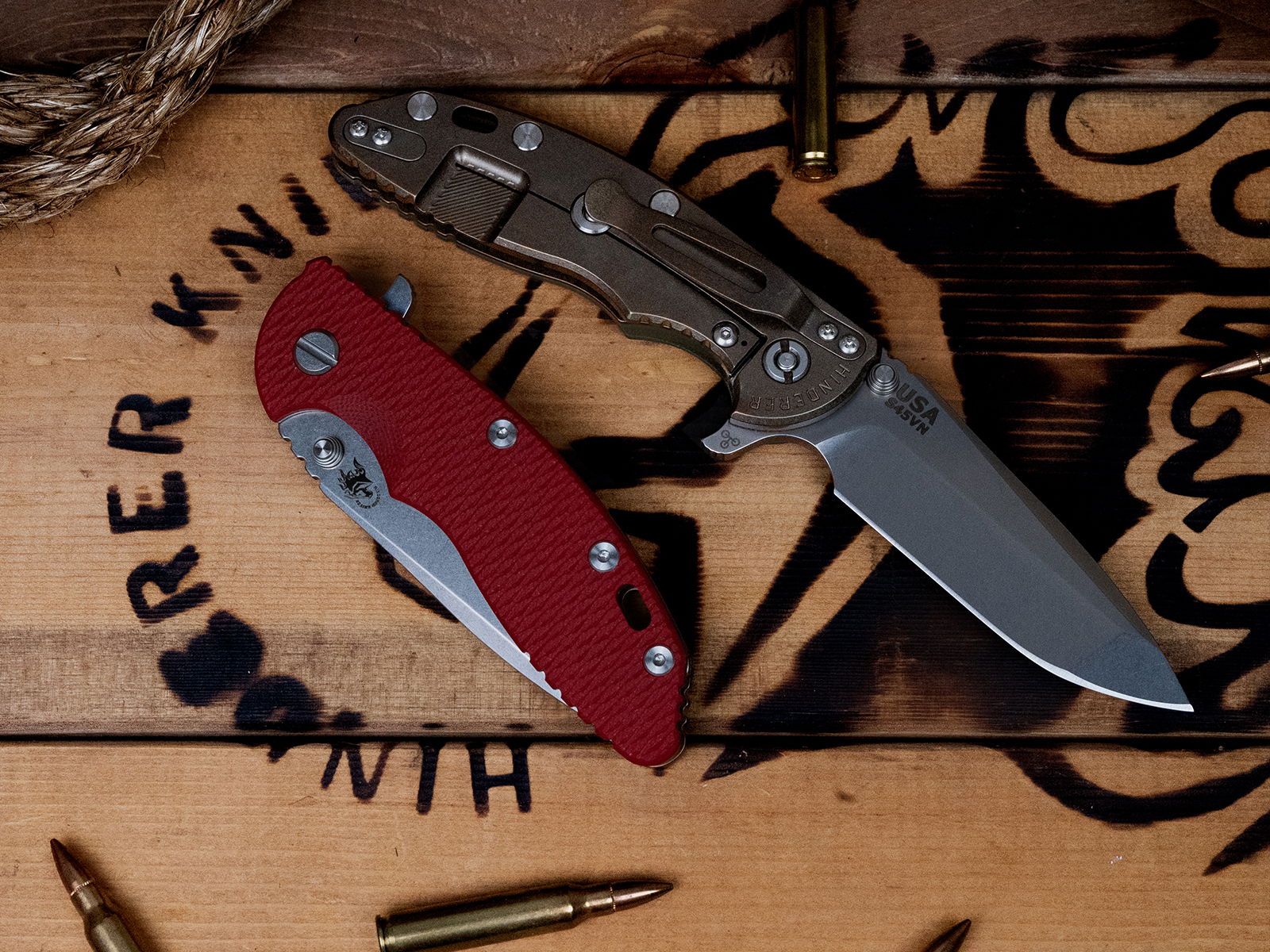 In-Stock Folding Knives & Fixed Blade Knives for Sale | Rick Hinderer