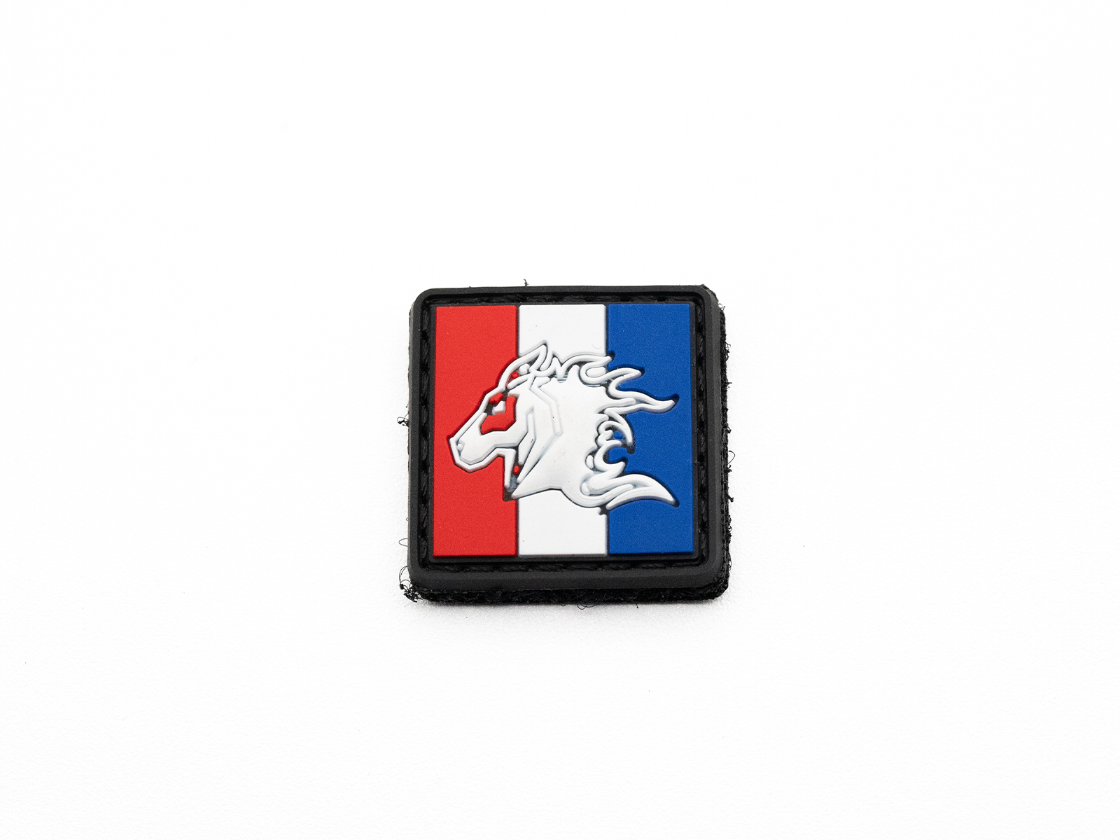ExpProductCell_2025 Rick Hinderer Knives Ranger Eye Patch - Red/White/Blue