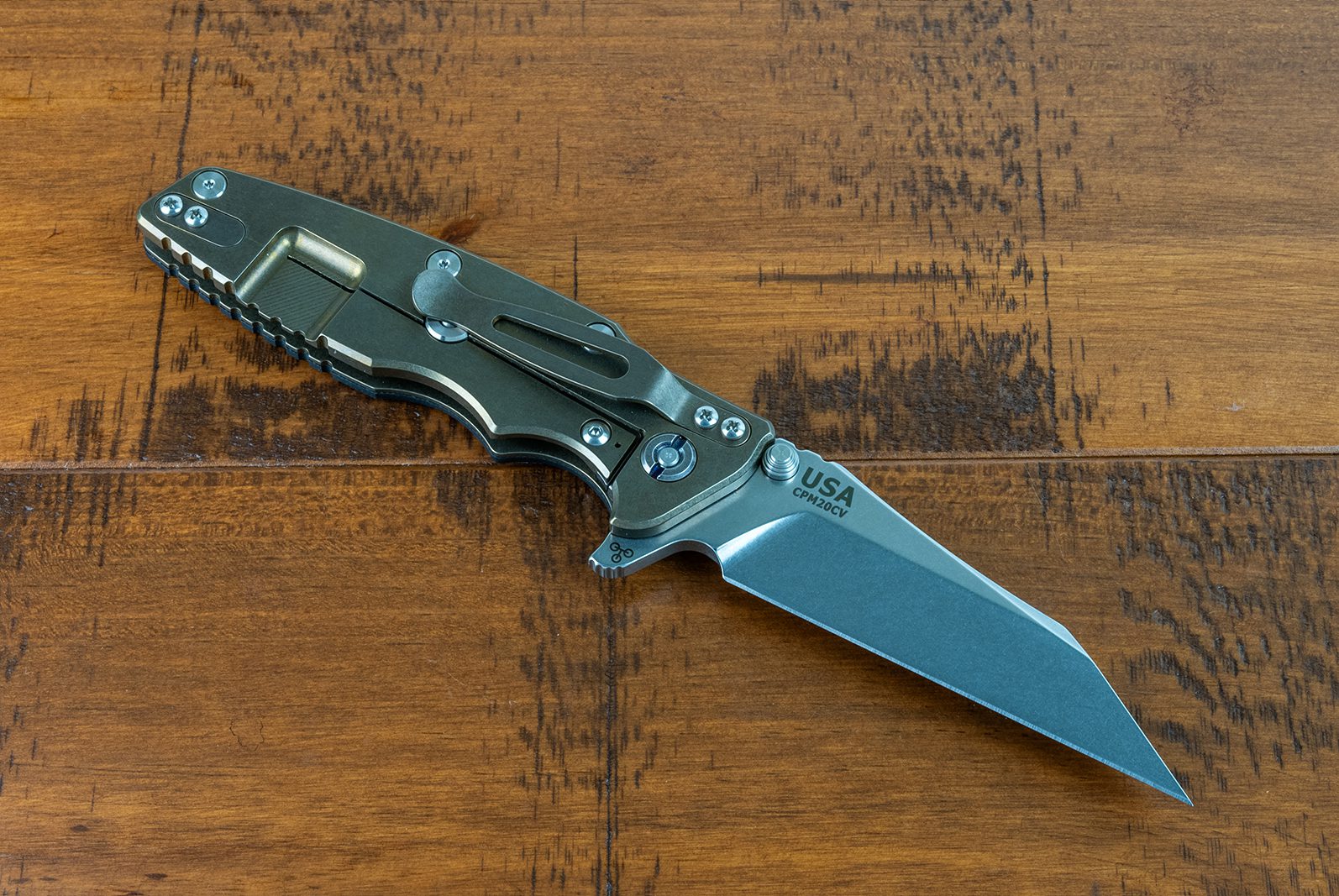 Eklipse-Wharncliffe-CPM20CV-Stonewash Bronze-G10 Eklipse-Wharncliffe-CPM20CV-Stonewash Bronze-G10