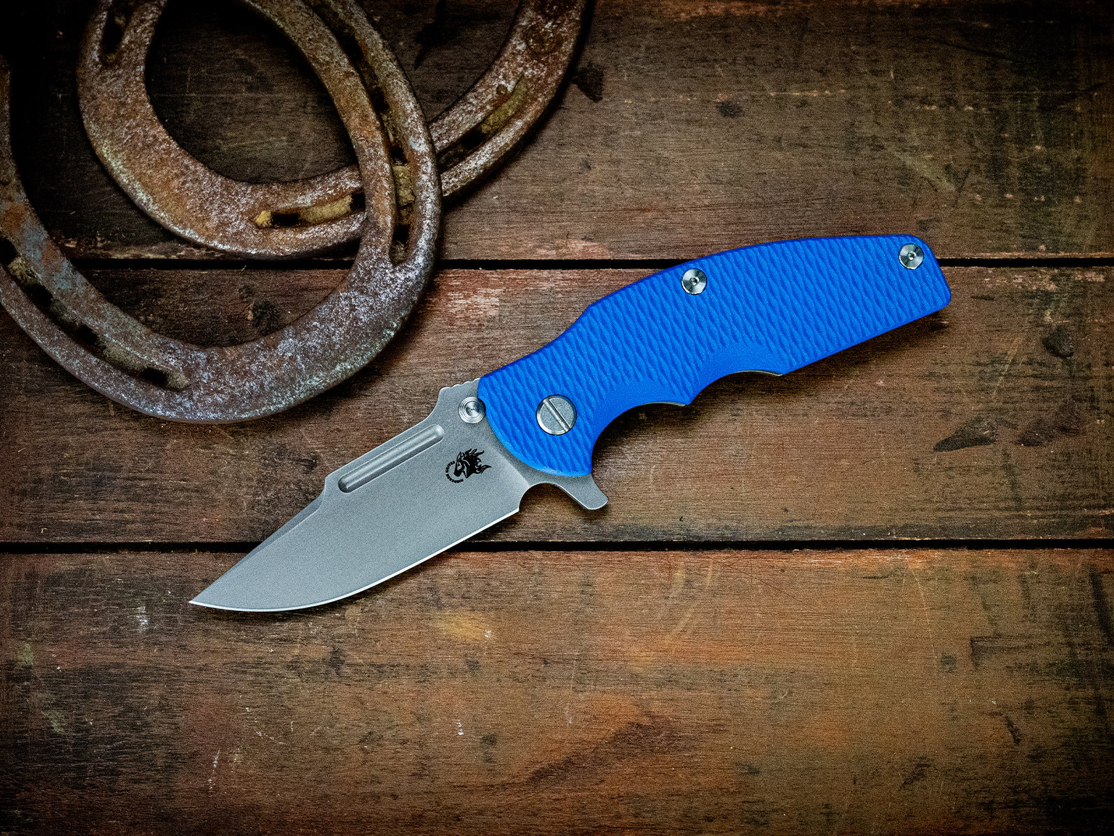 Jurassic-Frontier Clip Point-Magnacut-Battle Bronze-G10