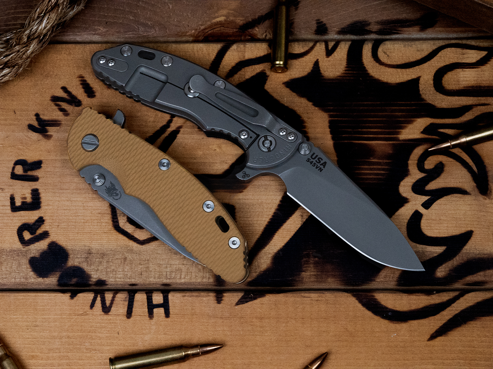 XM-18 3.5" Slicer-Flat Ground-S45VN-Working Finish-G10