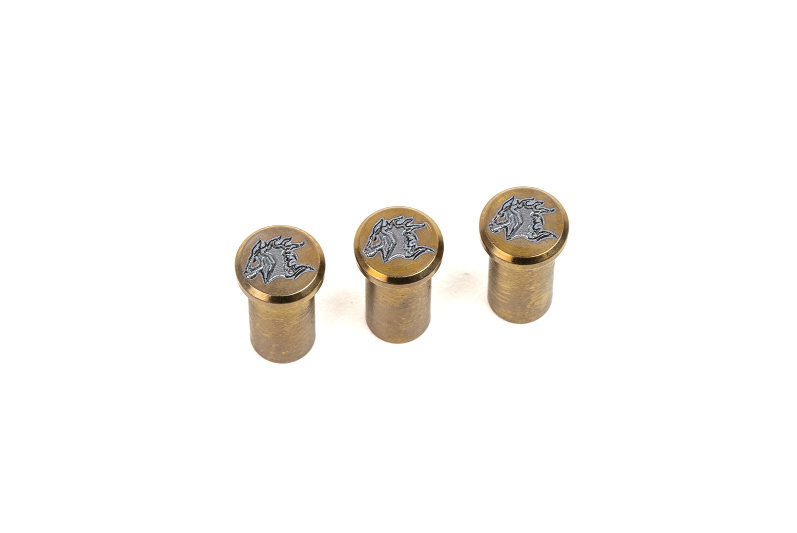 XM-18 3.5" Handle Nut Set-Titanium-Stonewash Bronze-Horsehead XM-18 3.5" Handle Nut Set-Titanium-Stonewash Bronze-Horsehead