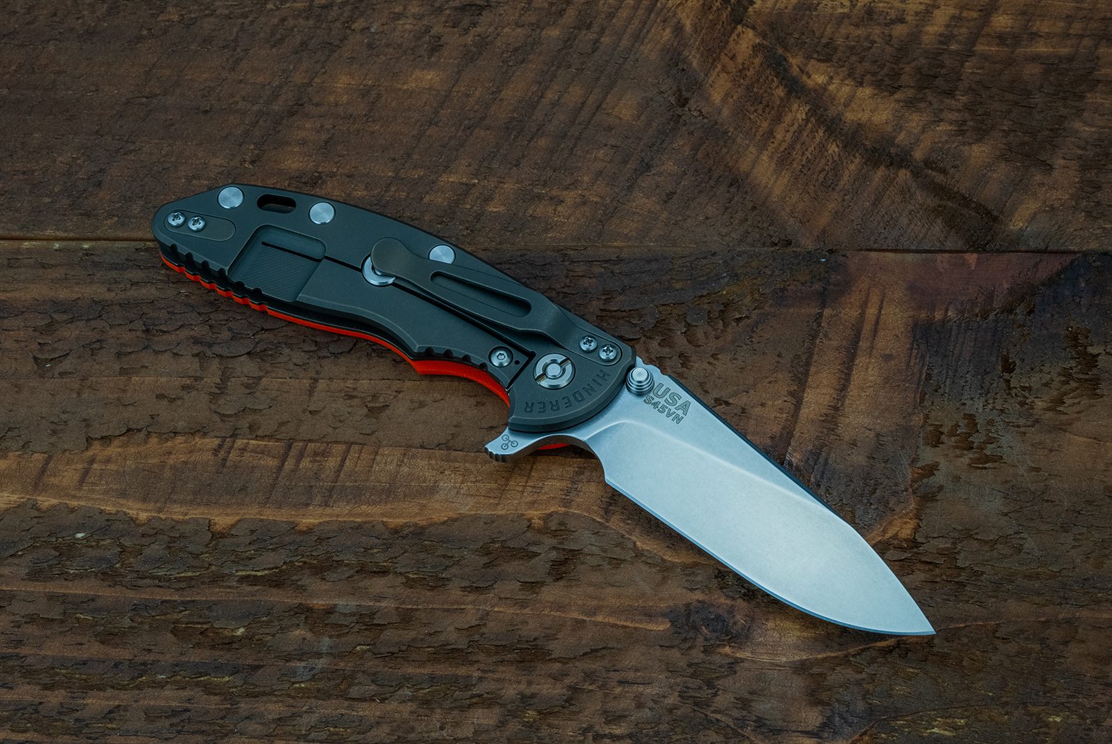XM-18 3.5" S45VN-Slicer-Stonewash Blade-Battle Bronze Lockside-G10 XM-18 3.5" S45VN-Slicer-Stonewash Blade-Battle Bronze Lockside-G10