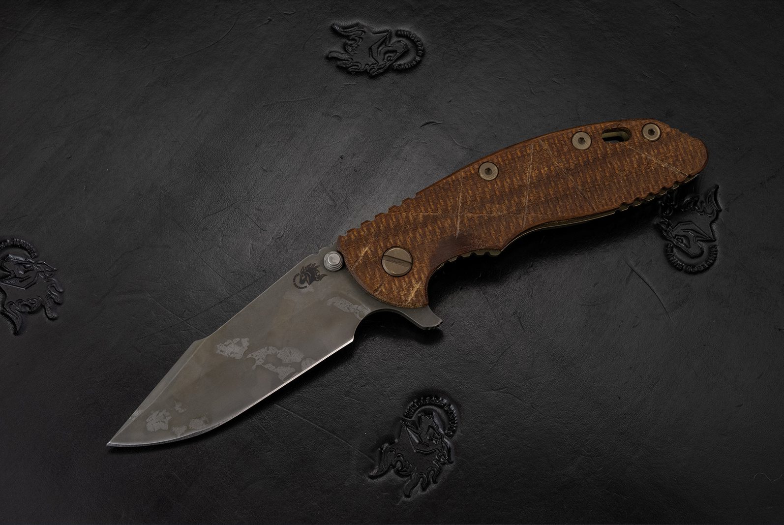 XM-18 3.5" Harpoon Spanto-S45VN-751-Texured Walnut XM-18 3.5" Harpoon Spanto-S45VN-751-Texured Walnut