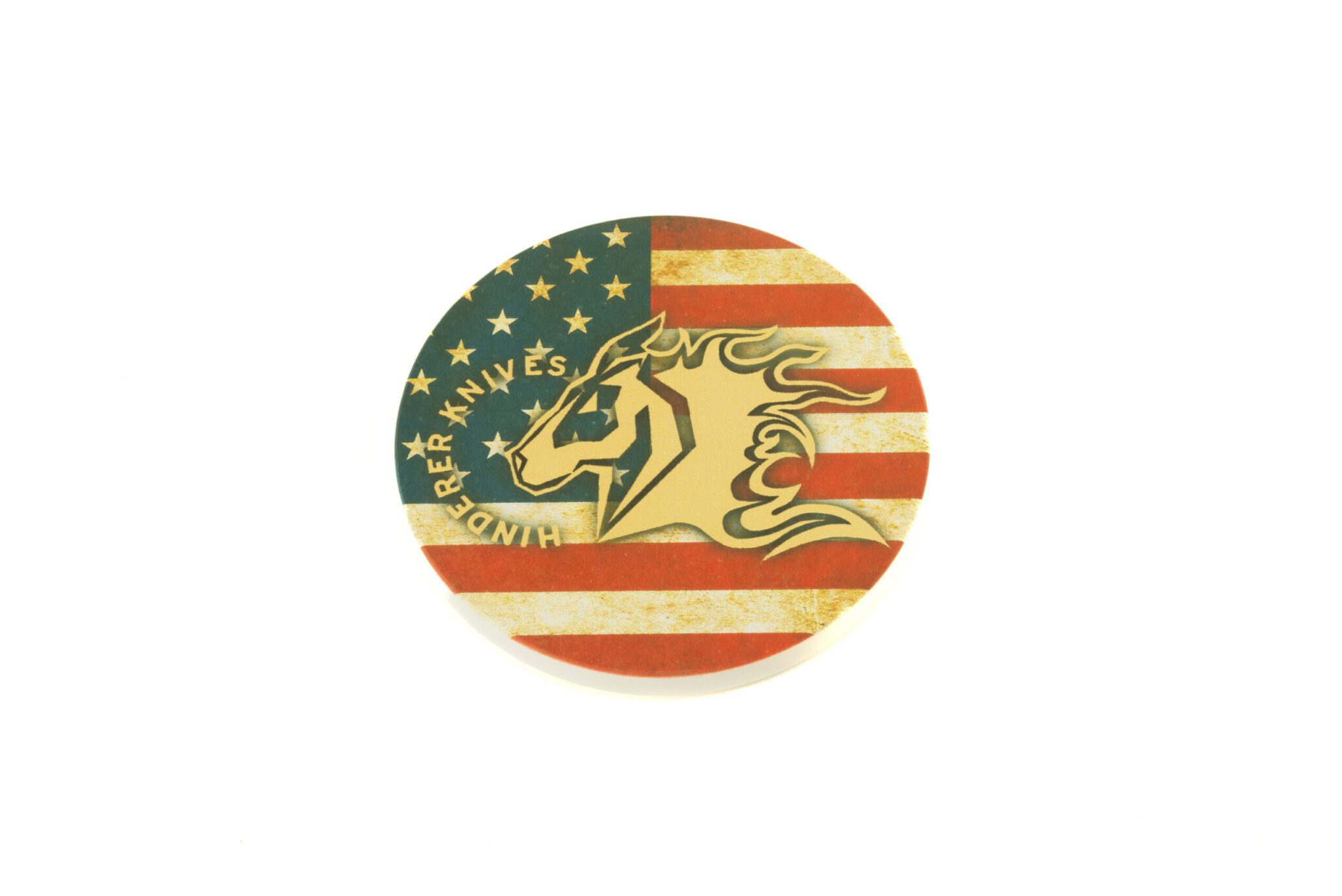 ExpProductCell_Rick Hinderer Knives Stone Coasters Set of 4 - Vintage Flag