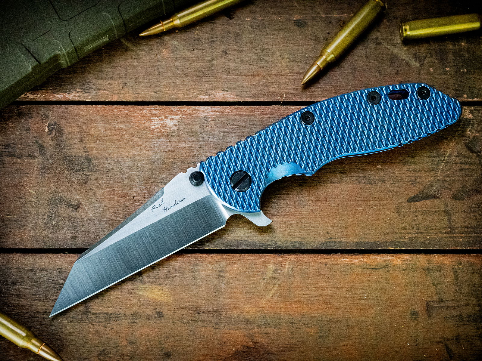 【オープニング 大放出セール】 Rick Hinderer Knives ハンティングナイフ、狩猟刀