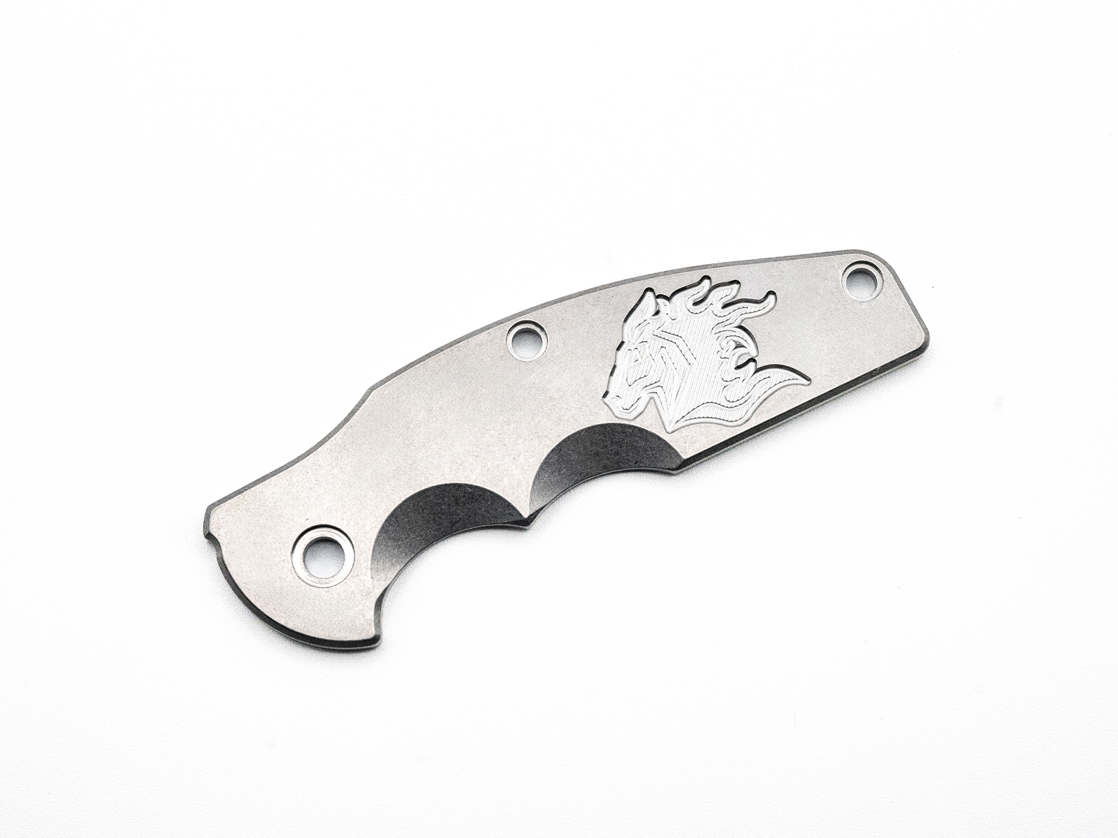 ExpProductCell_Jurassic Titanium Scale-Milled Horse Head Logo-Smooth-Stonewash