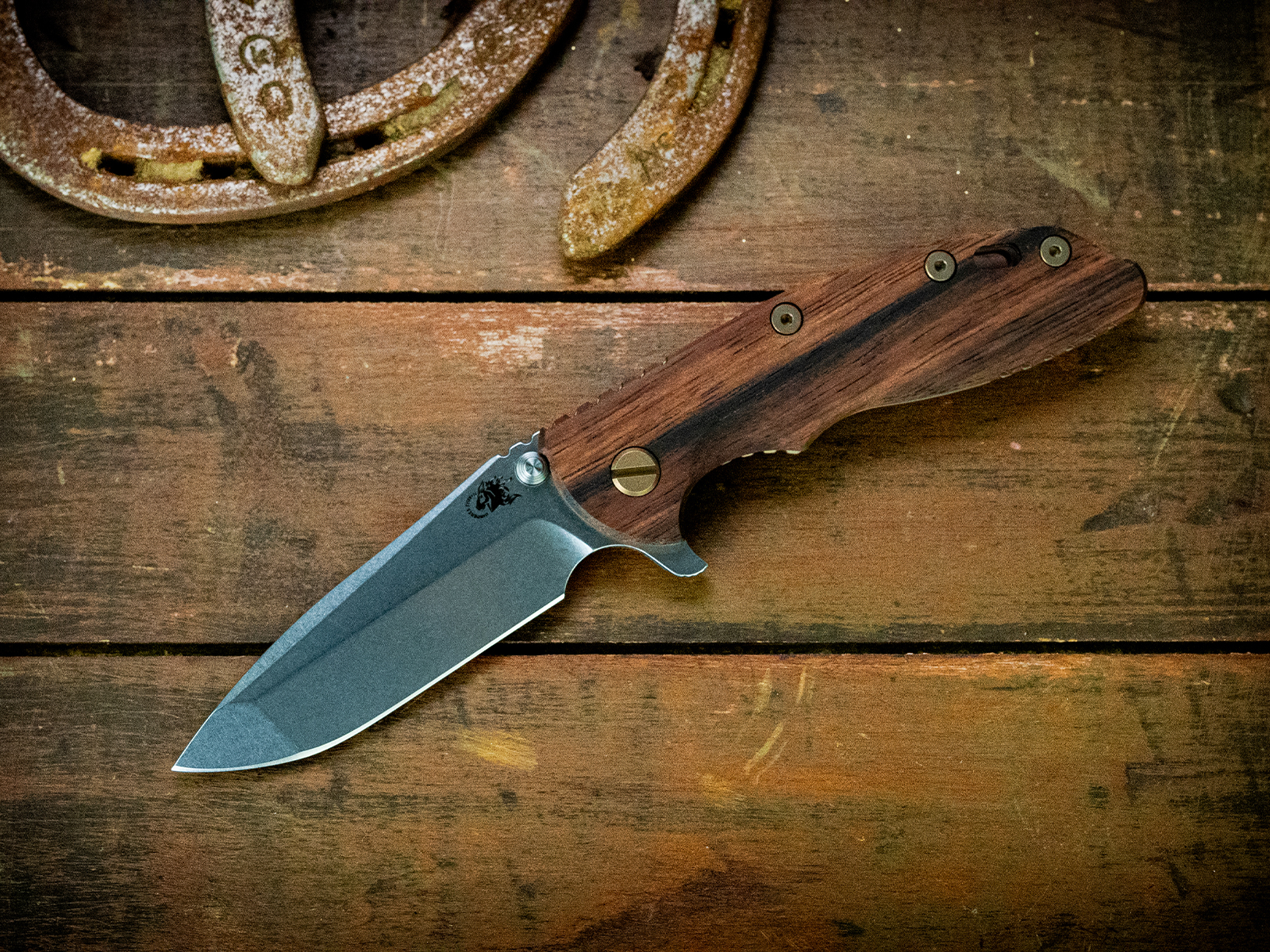 ExpProductCell_XM-18 3.5" Spanto-S45VN-Stonewash Blast-Bead Blast Bronze-Macassar Ebony-Bead Blast Bronze Hardware