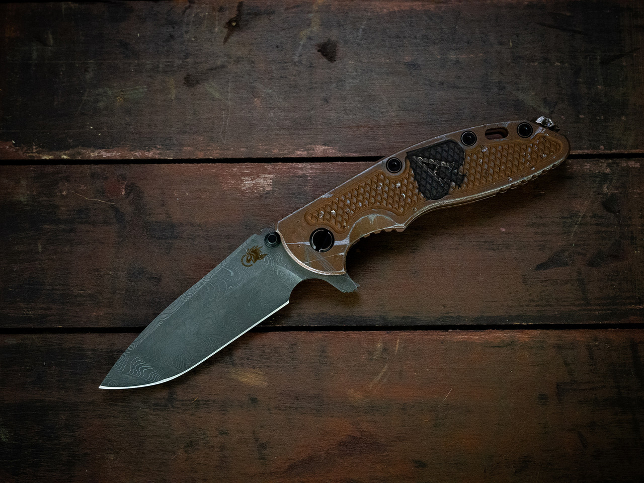 Card Series - 2024 Legacy Series - XM-18 3.5" Spanto-Stainless Damascus-Three of Spades Card Series - 2024 Legacy Series - XM-18 3.5" Spanto-Stainless Damascus-Three of Spades