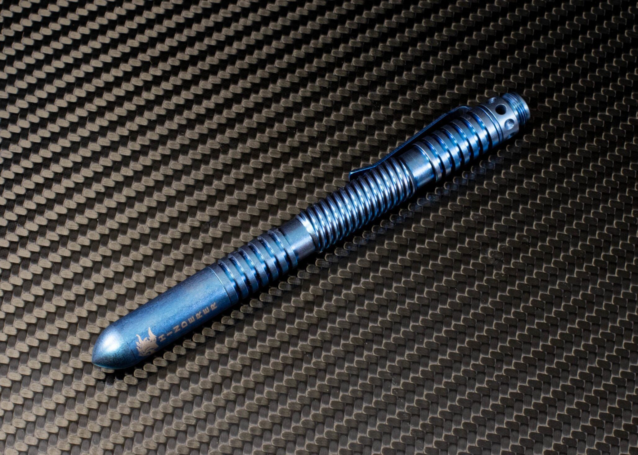 Extreme Duty Spiral Modular Pen-Titanium-Blue Extreme Duty Spiral Modular Pen-Titanium-Blue
