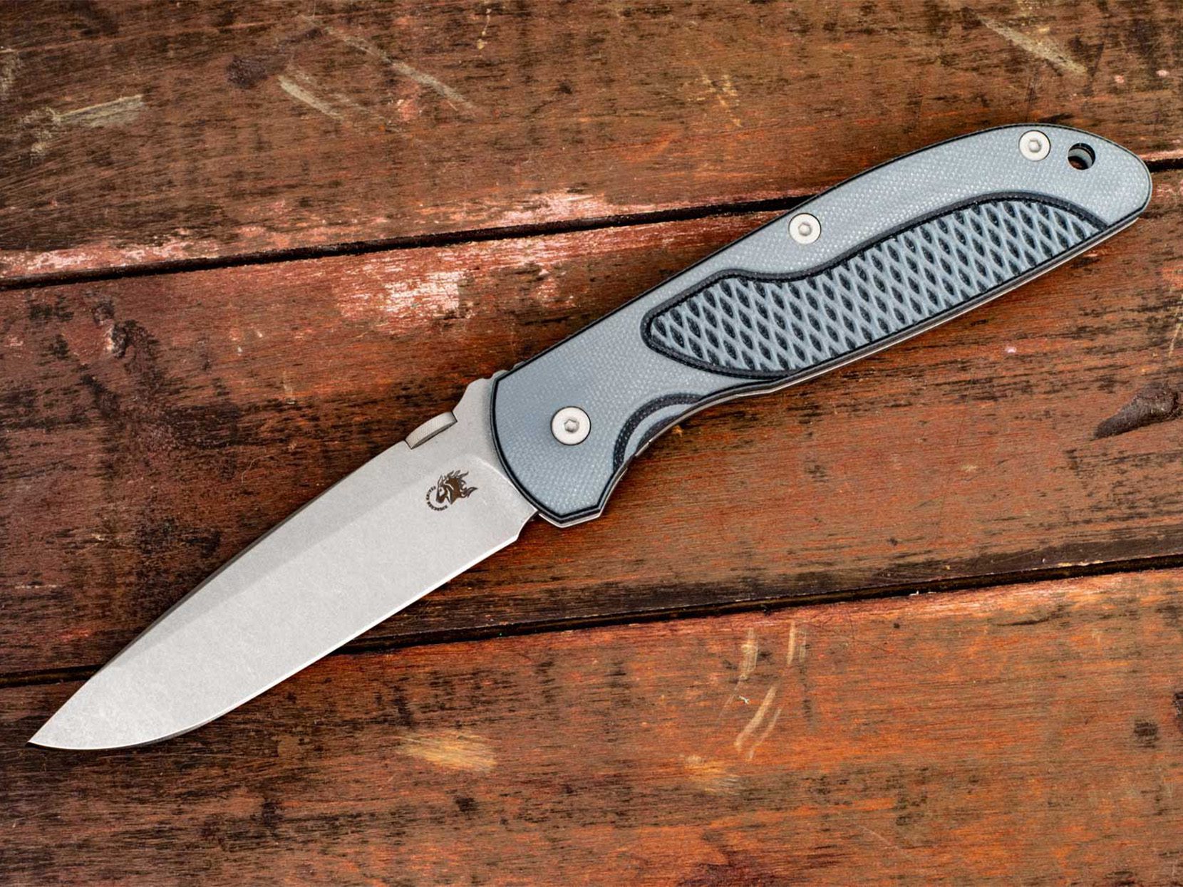 FireTac Spanto-Dog Paw Series-Working Finish-Working Finish Hardware-Grey/Black G10 FireTac Spanto-Dog Paw Series-Working Finish-Working Finish Hardware-Grey/Black G10
