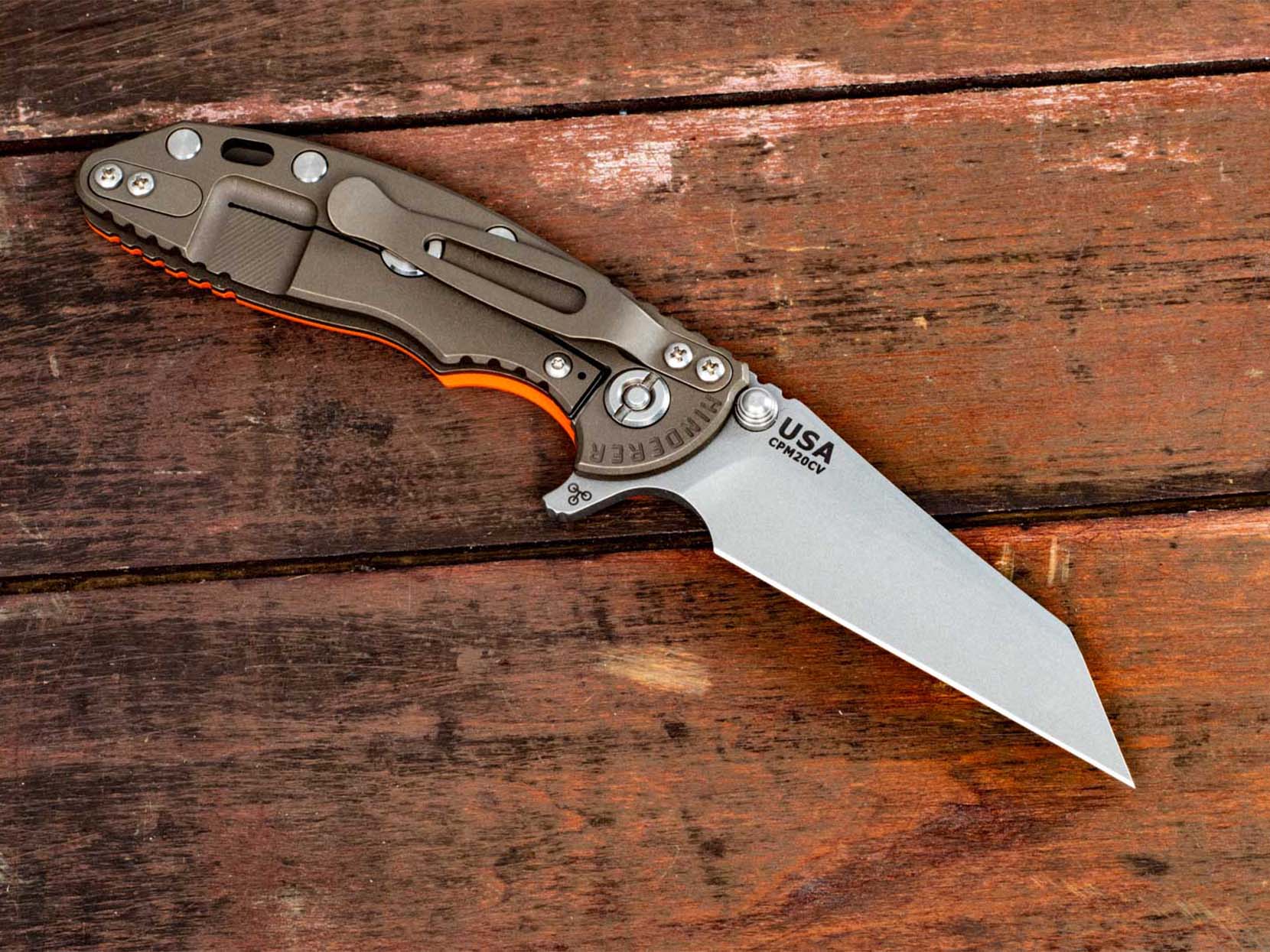 XM-18 3" Wharncliffe-Battle Bronze-G10 XM-18 3" Wharncliffe-Battle Bronze-G10
