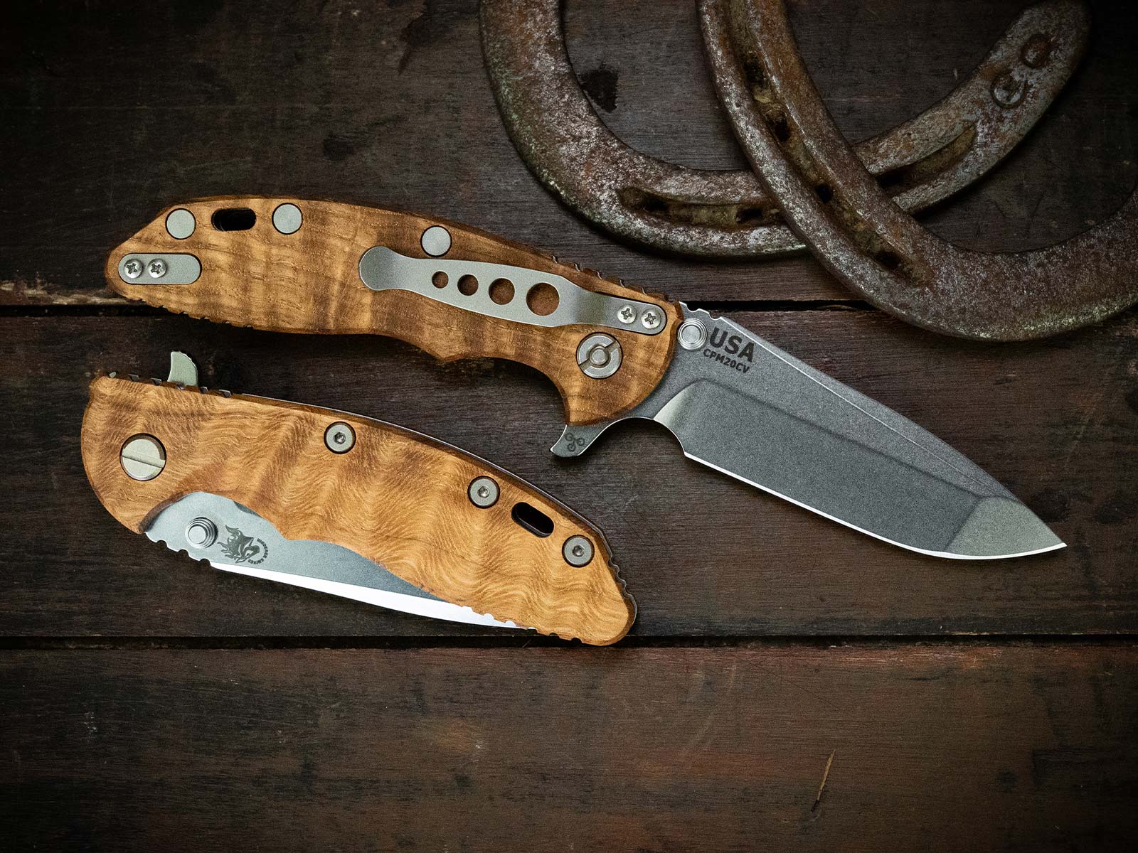 ExpProductCell_XM-18 3.5"-20CV-Spanto Liner Lock-Bead Blast-Stonewash Blade-Curly White Oak-Holey Clip/Bead Blast Ti Hardware ExpProductCell_XM-18 3.5"-20CV-Spanto Liner Lock-Bead Blast-Stonewash Blade-Curly White Oak-Holey Clip/Bead Blast Ti Hardware