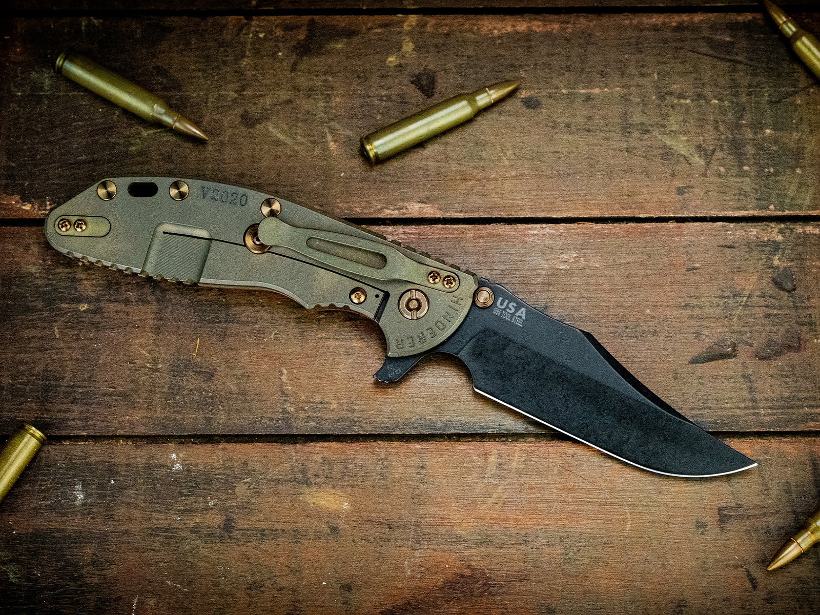 XM-24 Bowie Skinny-1095-Vintage Series-Smooth Walnut