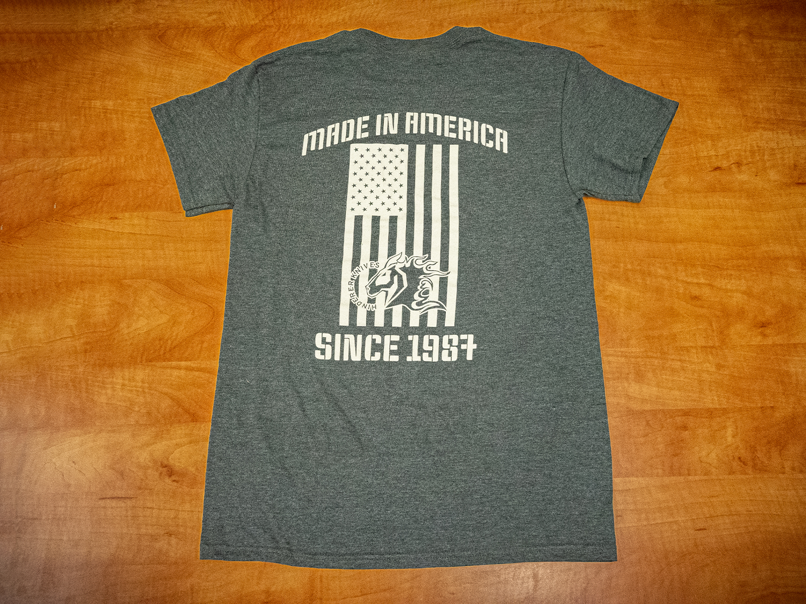 ExpProductCell_"Made In America"-T-shirt-Dark Heather