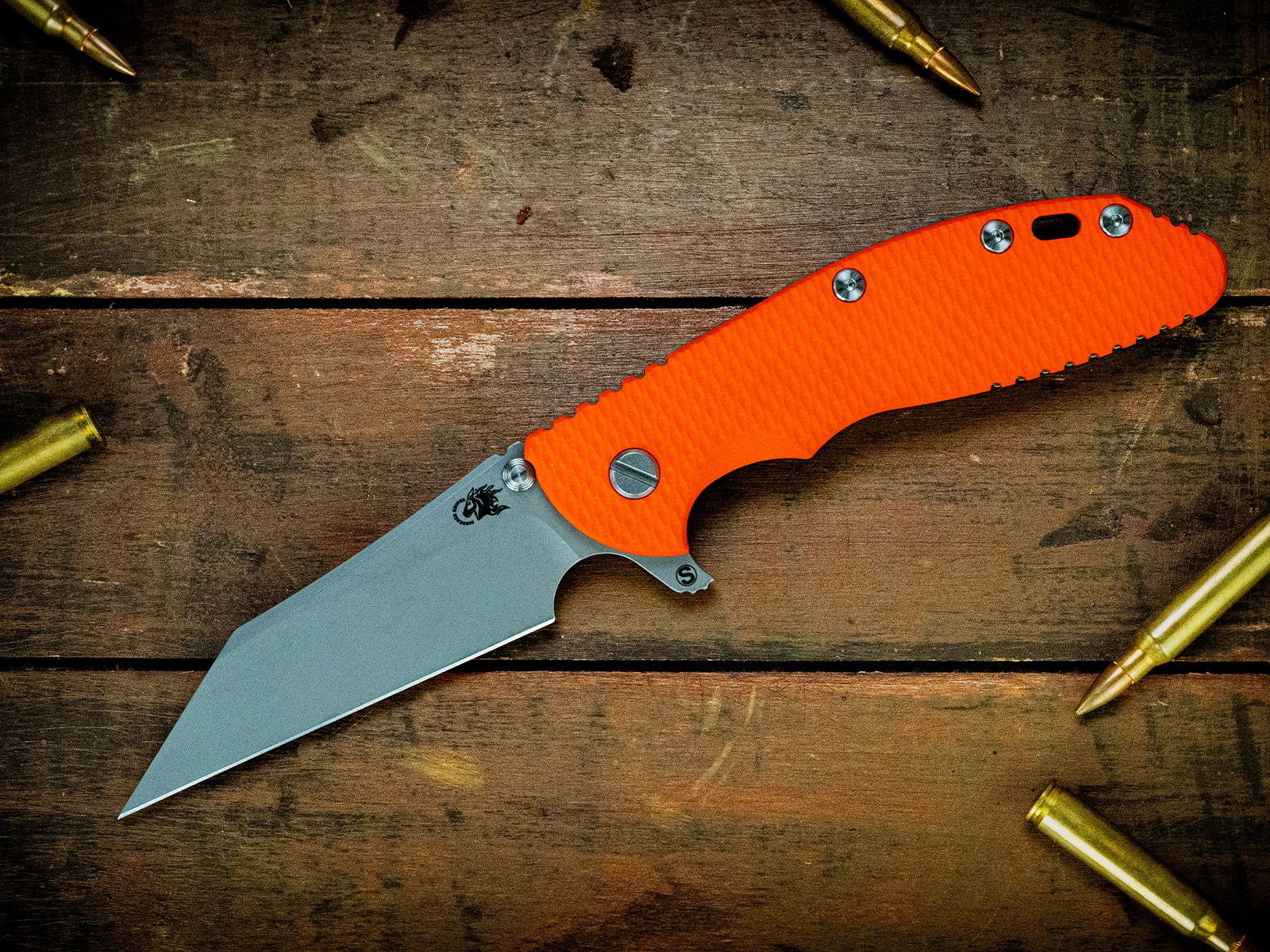 XM-24 Wharncliffe Skinny-S45VN-Battle Green-G10