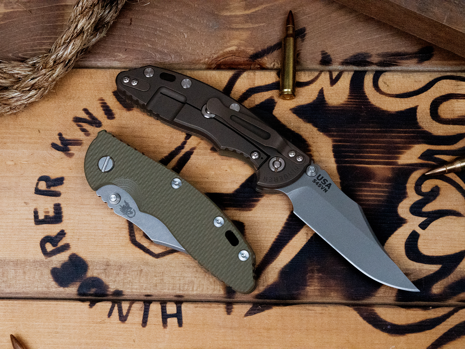 ExpProductCell_XM-18 3.5"-S45VN-Non Flipper-Bowie-Battle Bronze-G10