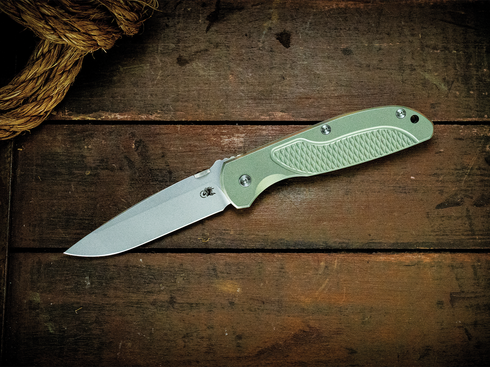 Firetac Spanto-20CV-Bead Blast Green-Ti Scale