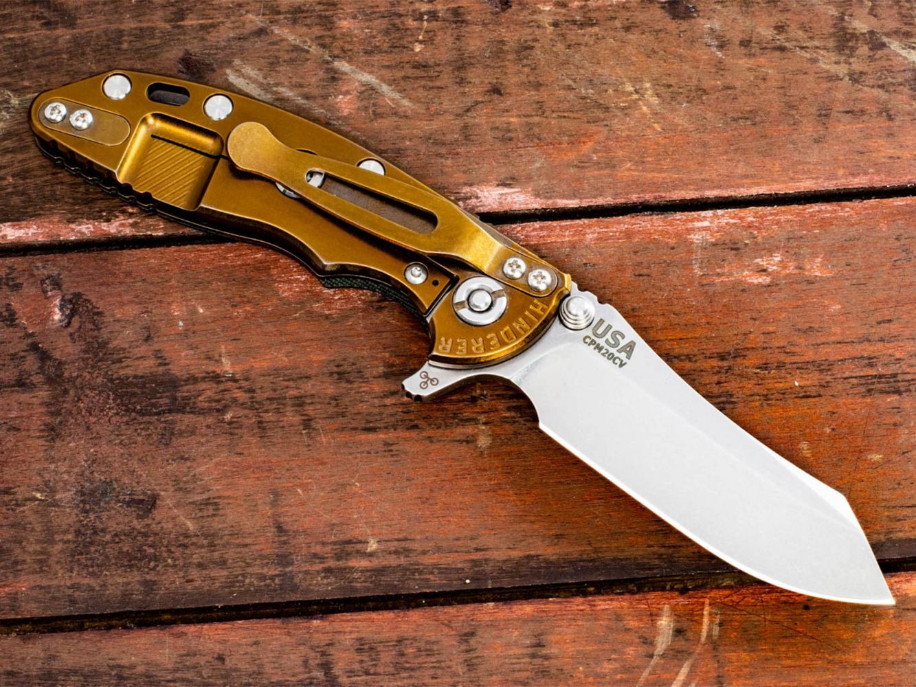 XM-18 3" Skinner-Stonewash Bronze-G10 XM-18 3" Skinner-Stonewash Bronze-G10